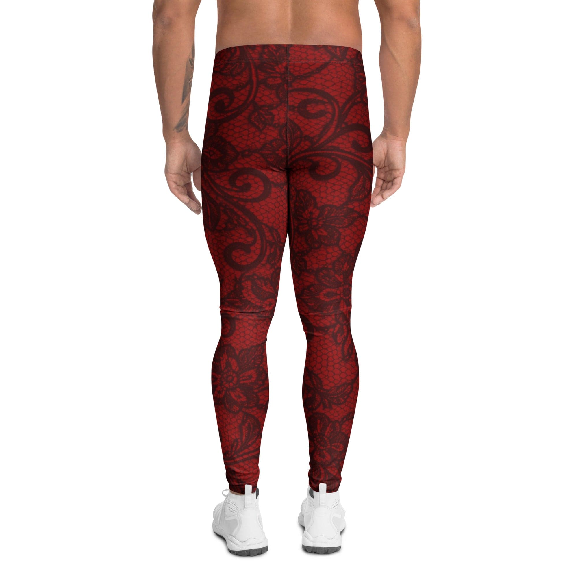 Black Lace Affair Men's Leggings