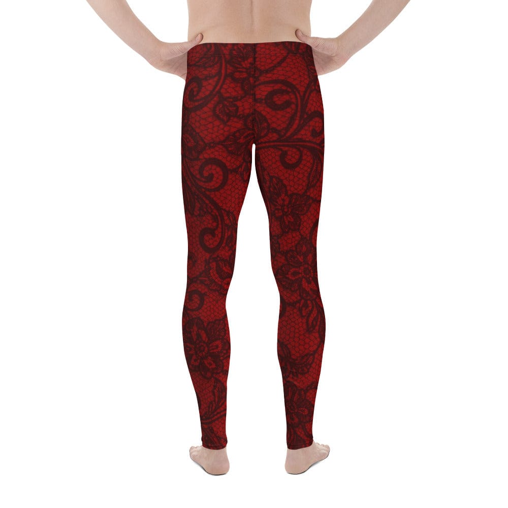 Black Lace Affair Men's Leggings