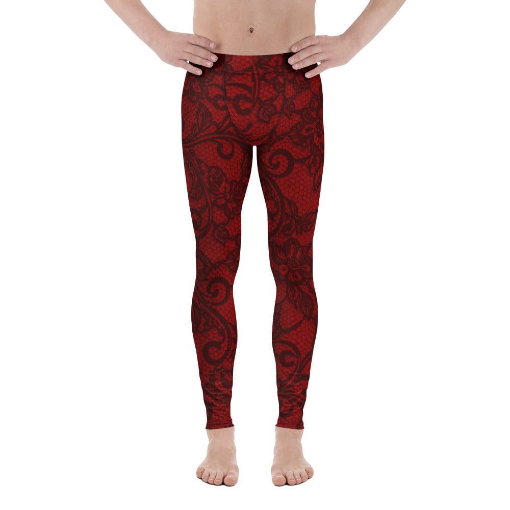 Black Lace Affair Men's Leggings