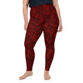 Black Lace Affair Plus Size Leggings