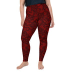 Black Lace Affair Plus Size Leggings