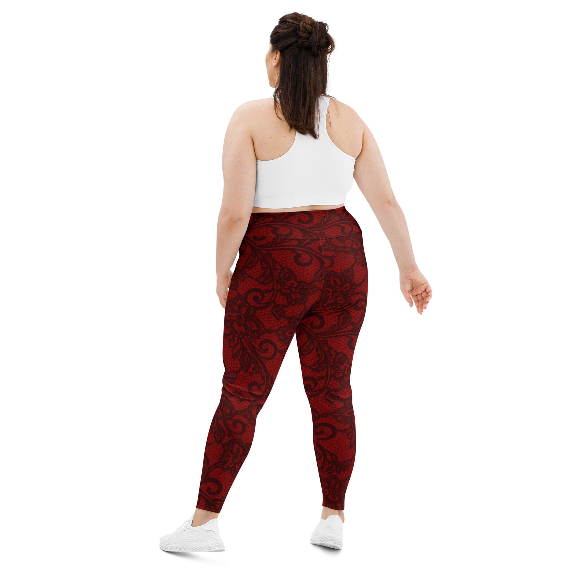 Black Lace Affair Plus Size Leggings