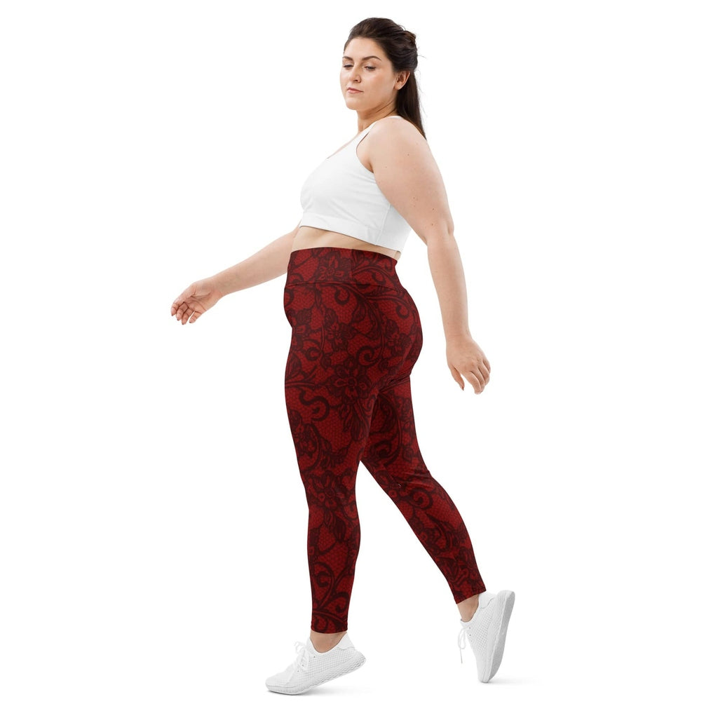 Black Lace Affair Plus Size Leggings