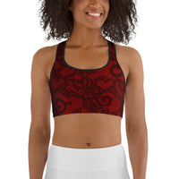 Black Lace Affair Sports Bra