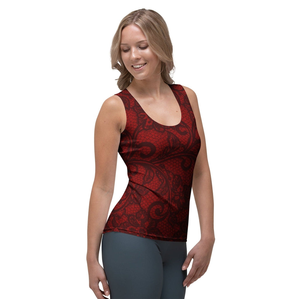 Black Lace Affair Tank Top