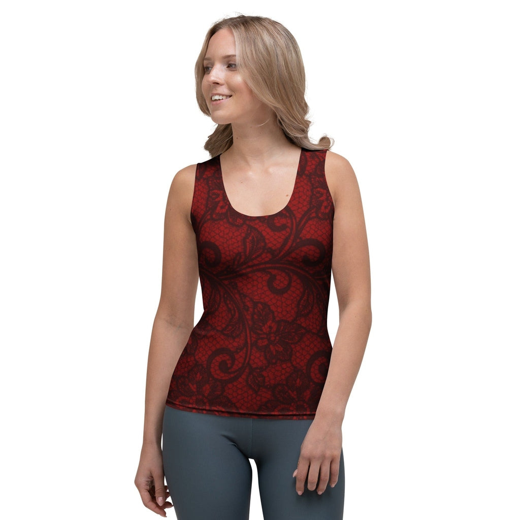 Black Lace Affair Tank Top