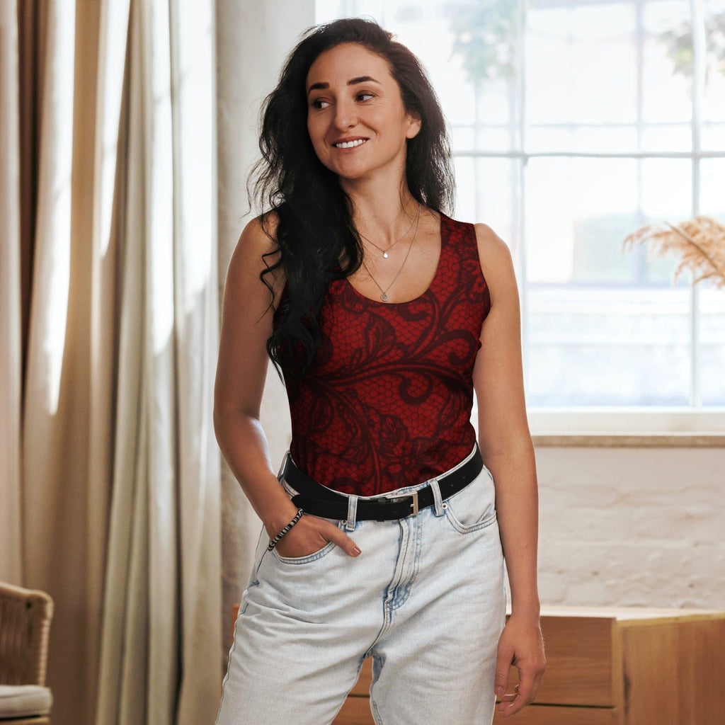 Black Lace Affair Tank Top