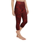 Black Lace Affair Yoga Capris