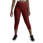 Black Lace Affair Yoga Capris