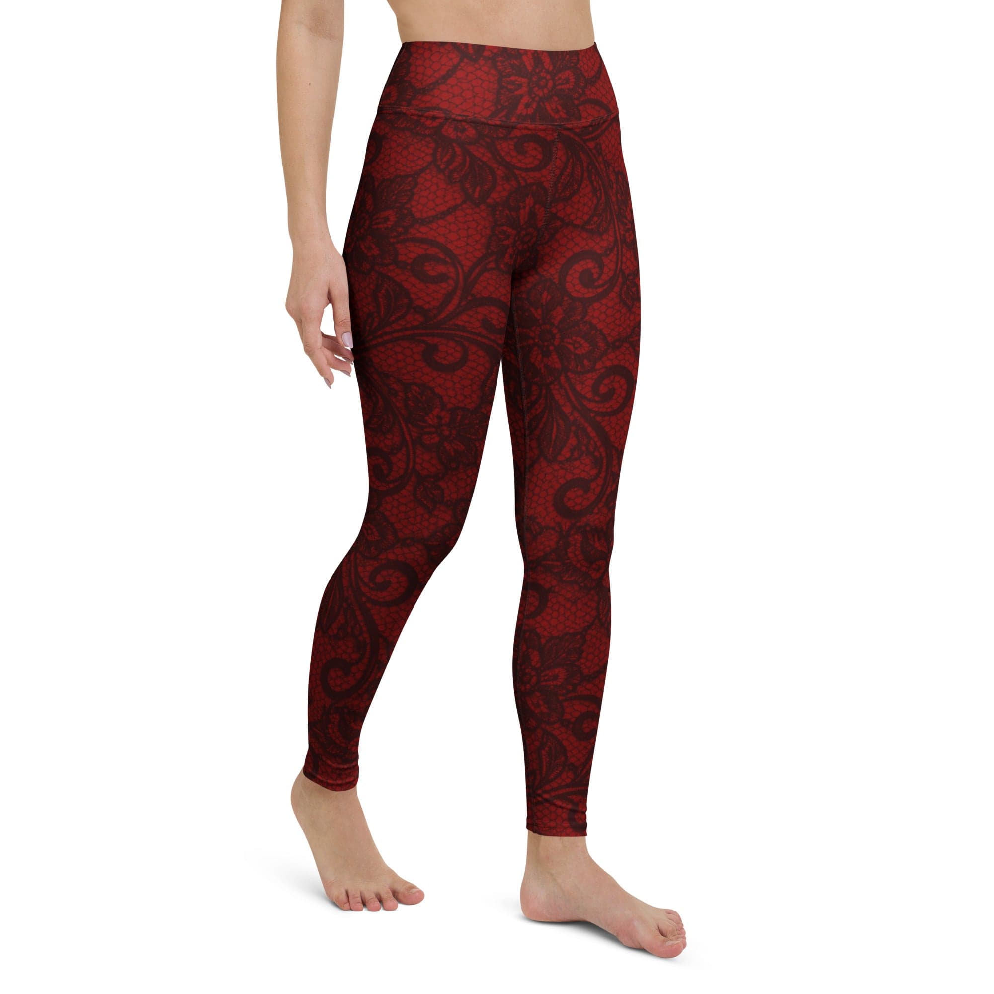 Black Lace Affair Yoga Leggings