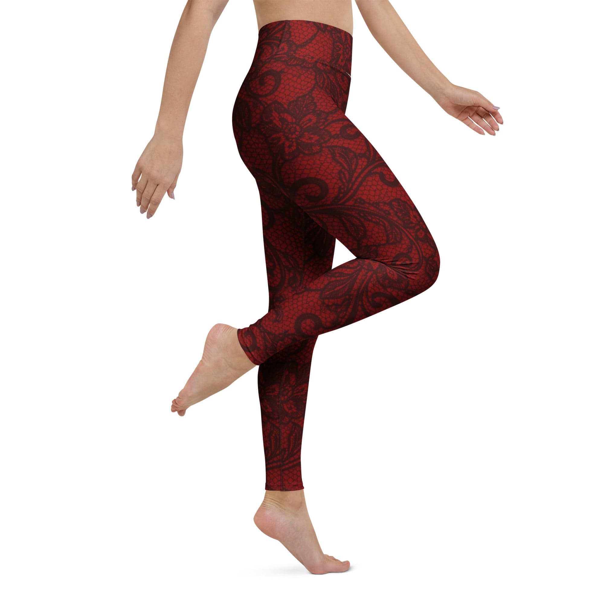 Black Lace Affair Yoga Leggings