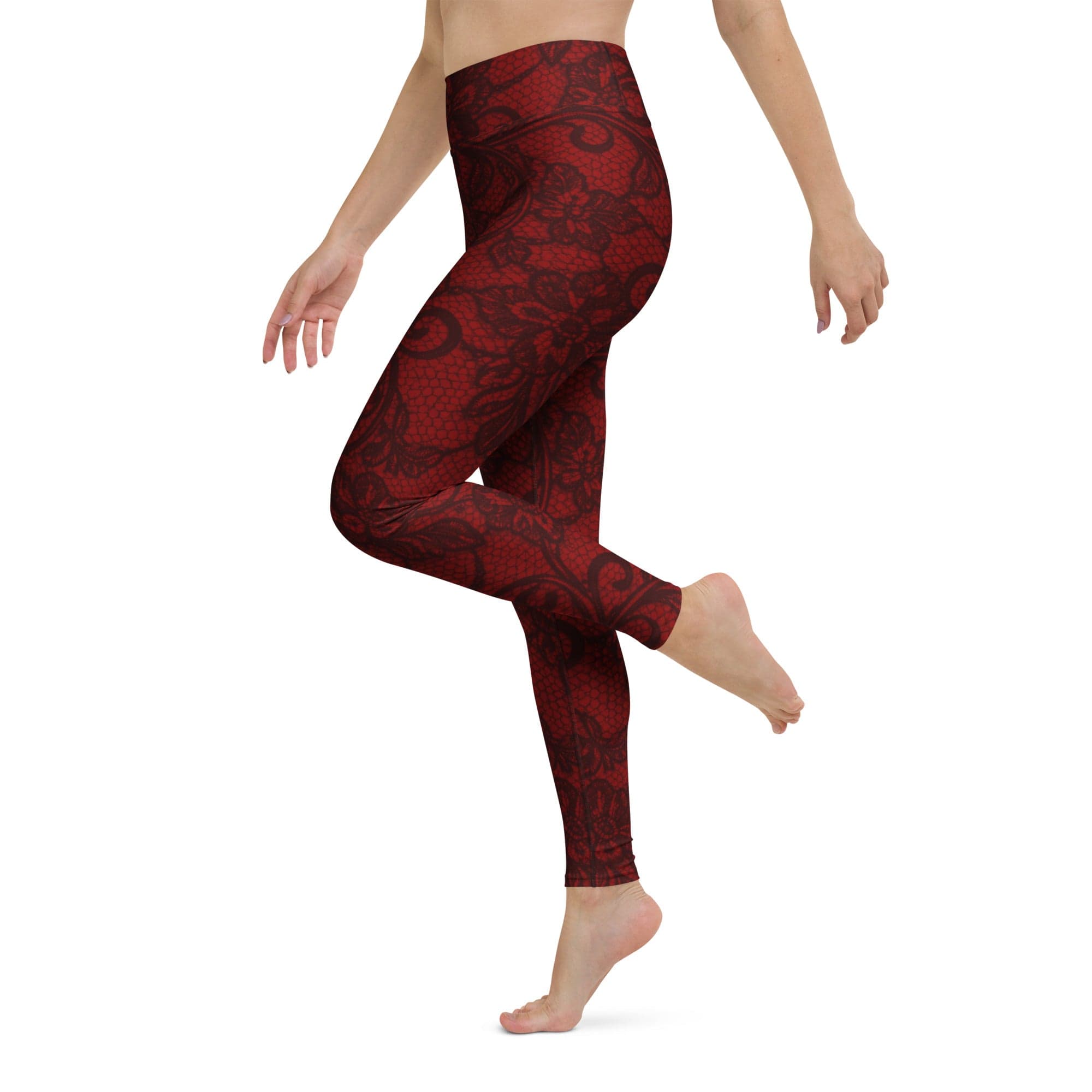 Black Lace Affair Yoga Leggings