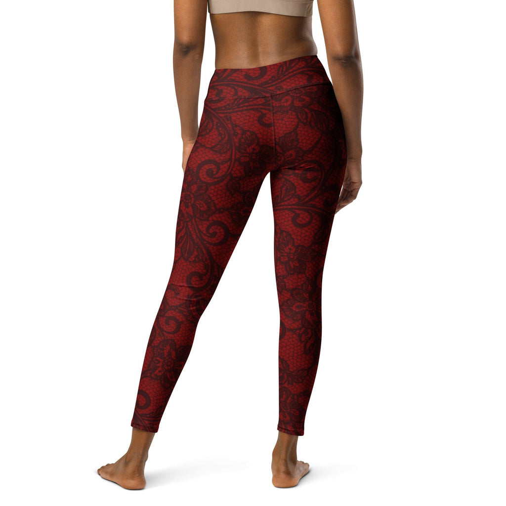 Black Lace Affair Yoga Leggings