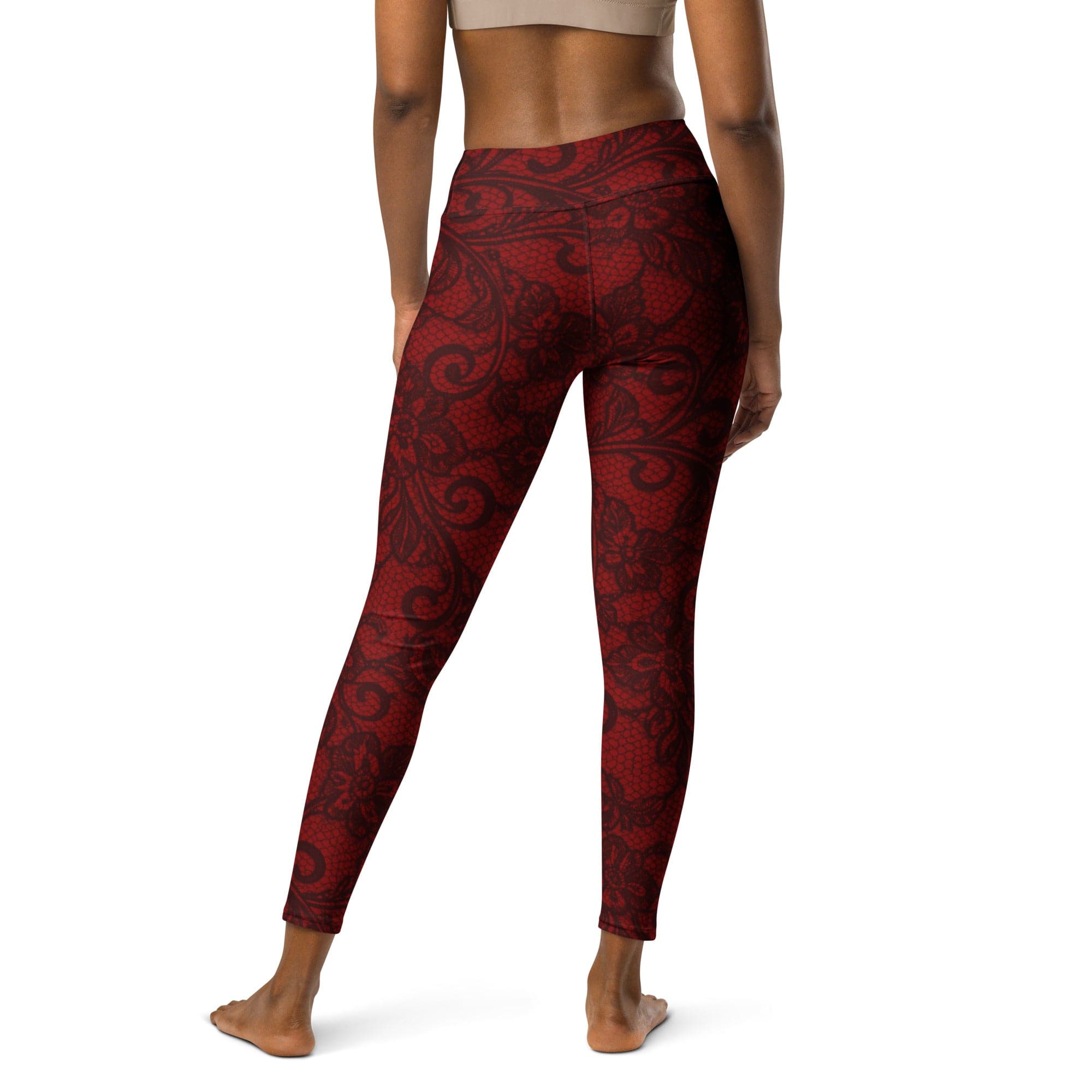 Black Lace Affair Yoga Leggings