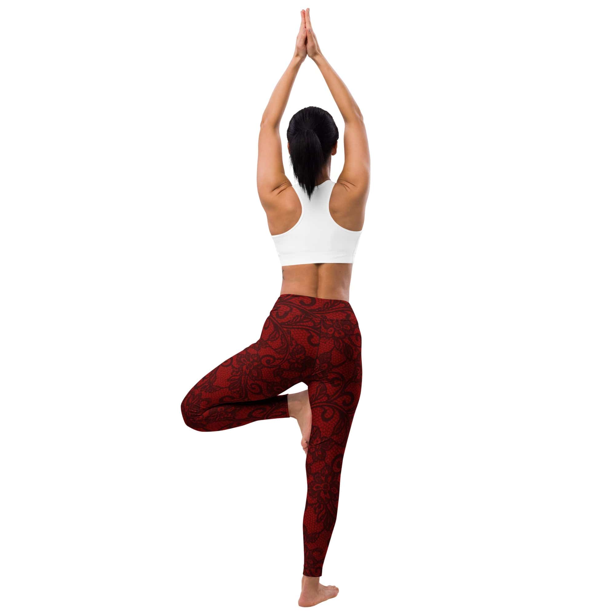 Black Lace Affair Yoga Leggings