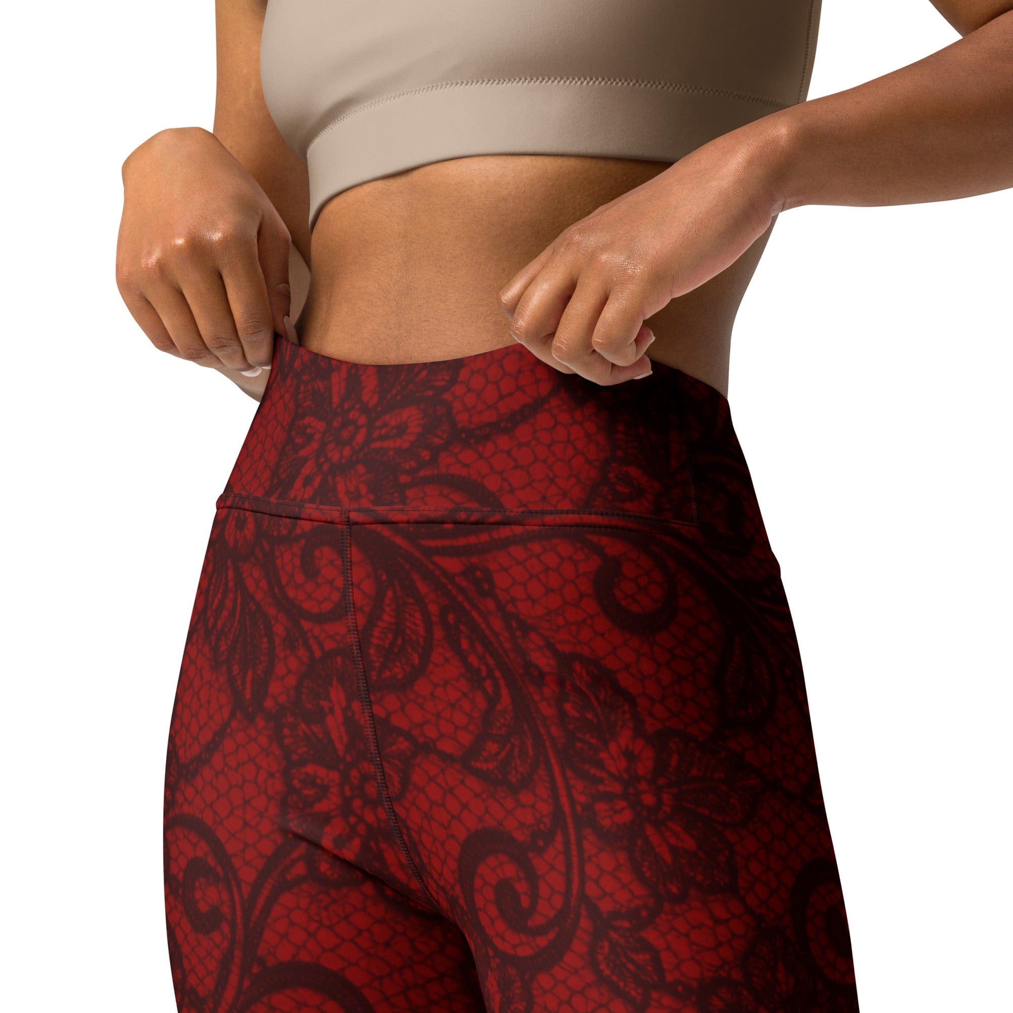 Black Lace Affair Yoga Leggings