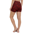 Black Lace Affair Yoga Shorts