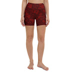 Black Lace Affair Yoga Shorts
