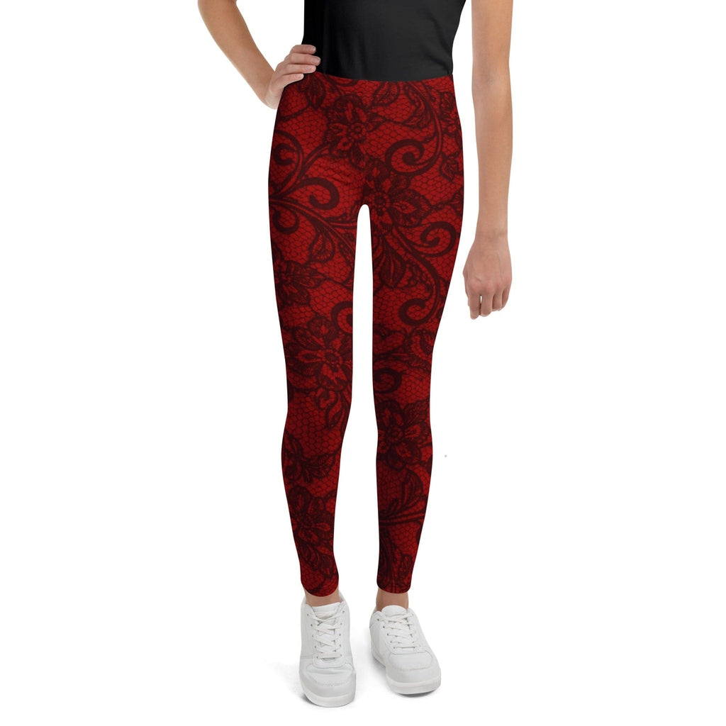 Black Lace Affair Youth Leggings