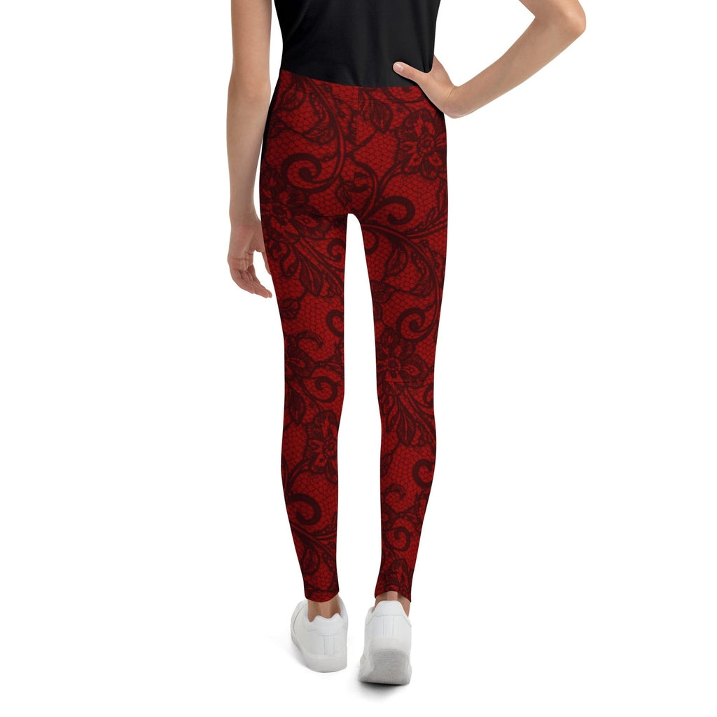 Black Lace Affair Youth Leggings