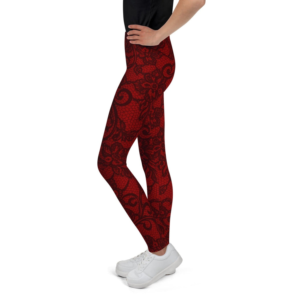 Black Lace Affair Youth Leggings
