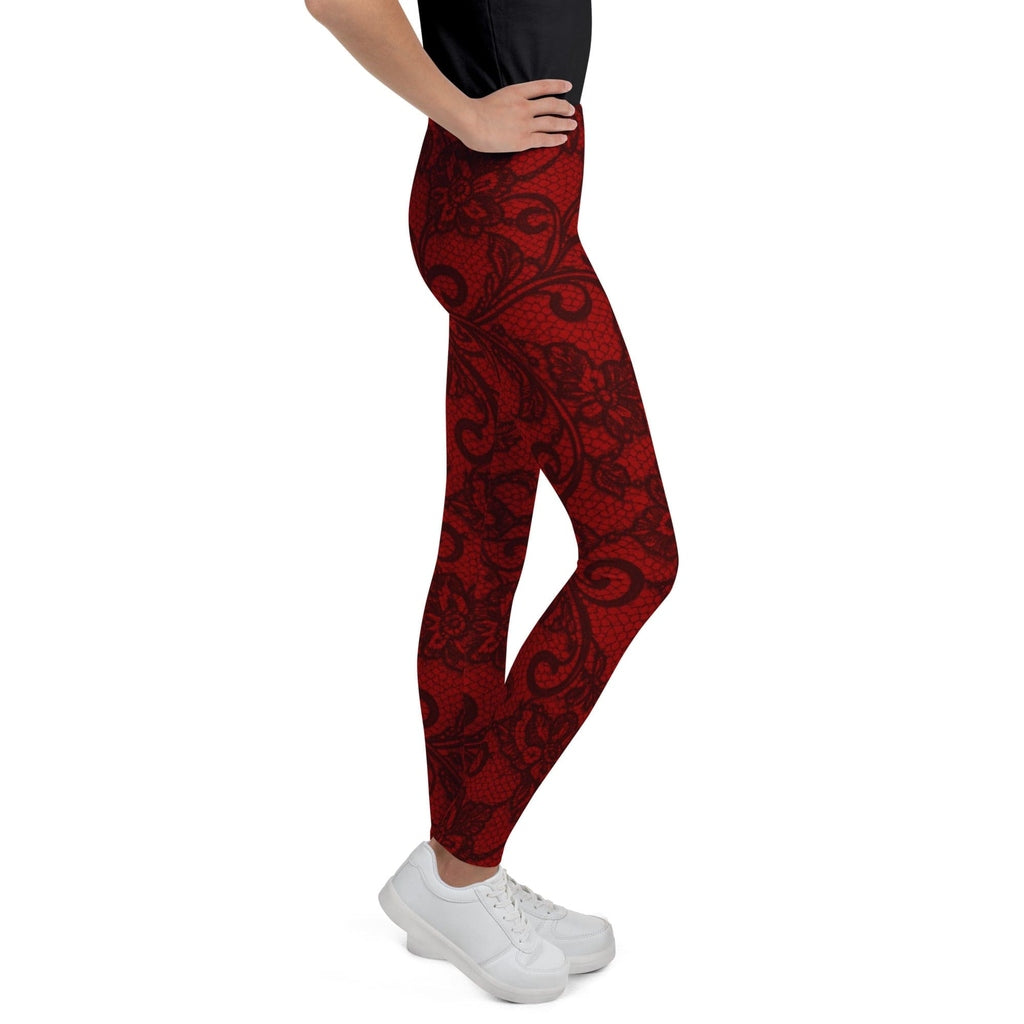 Black Lace Affair Youth Leggings