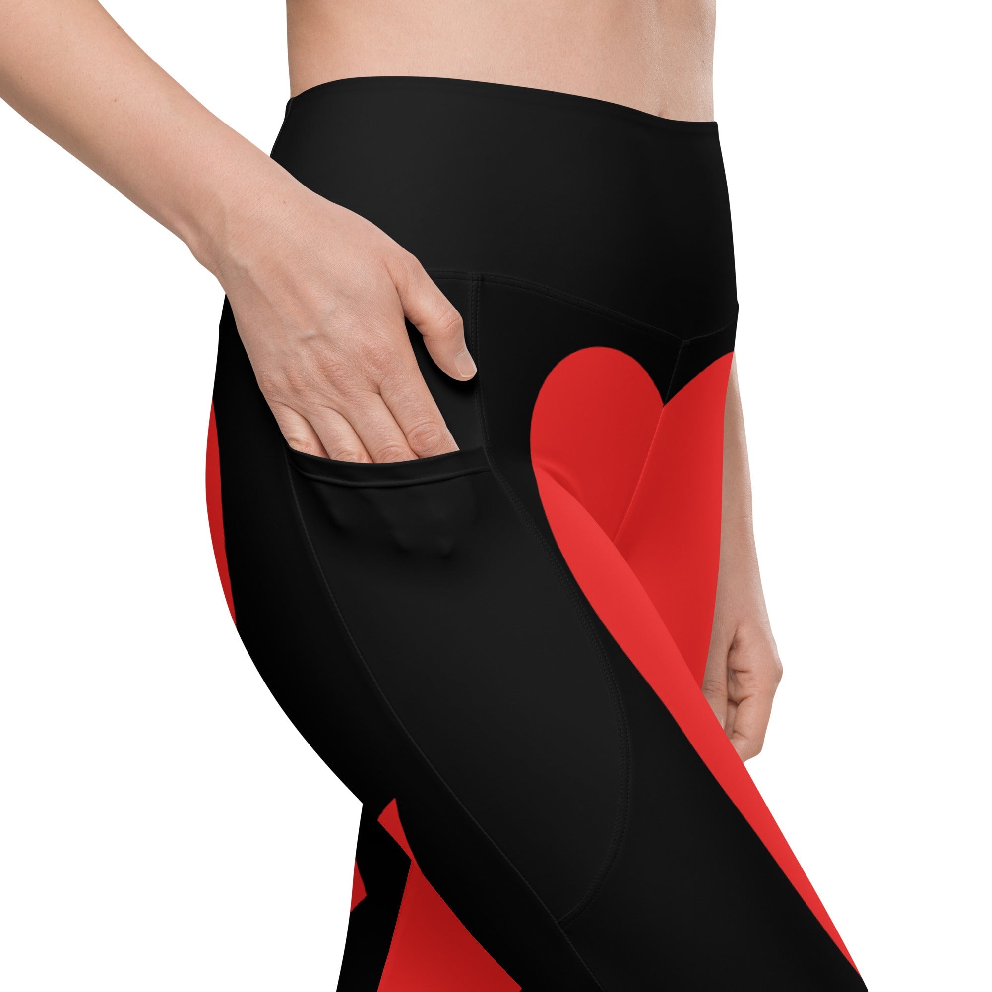 Customer Review  Black & Red Heart Shaped Leggings from FIRCEPULSE 