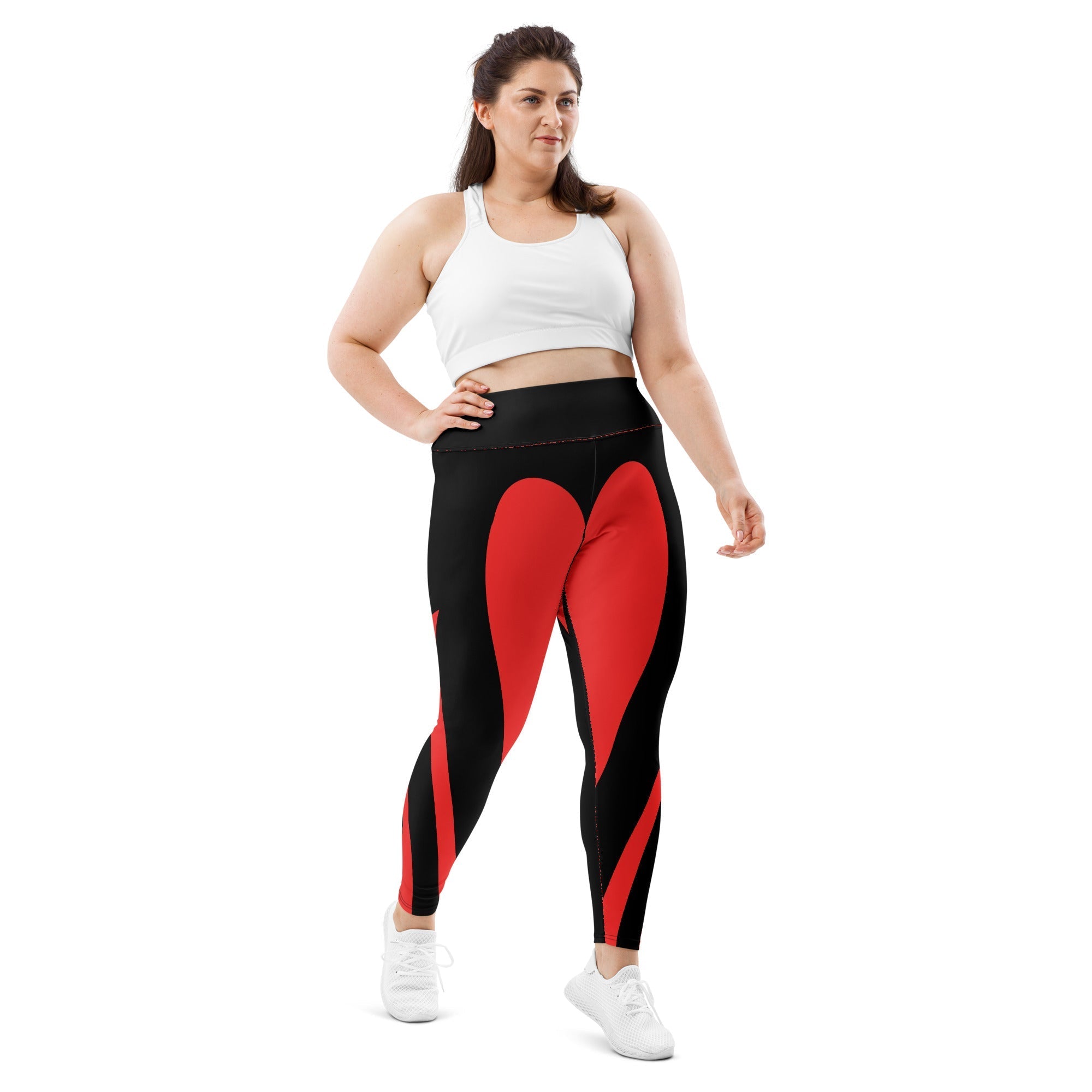 BlazeFit 3/4 thermo leggings Size XS/S Colour Black/Red