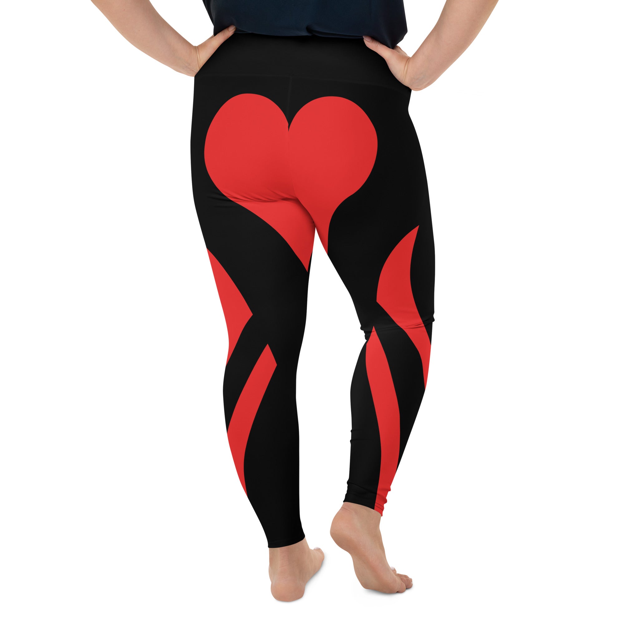 Plus Size Women's Stretch Cotton Printed Legging by Woman Within in Black  Tossed Hearts (Size 4X) - Yahoo Shopping