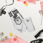 Black & White Cartoonized Capris