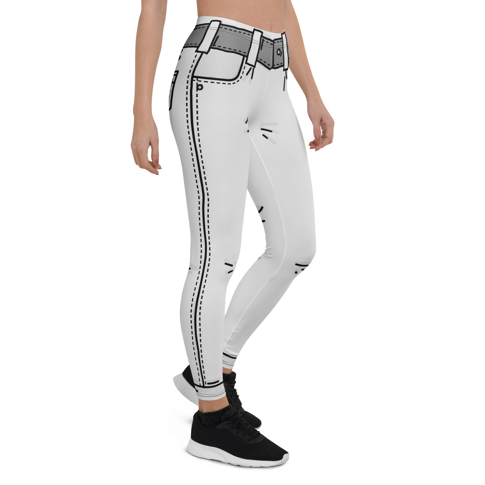 Black & White Cartoonized Leggings