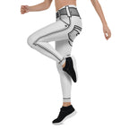 Black & White Cartoonized Leggings