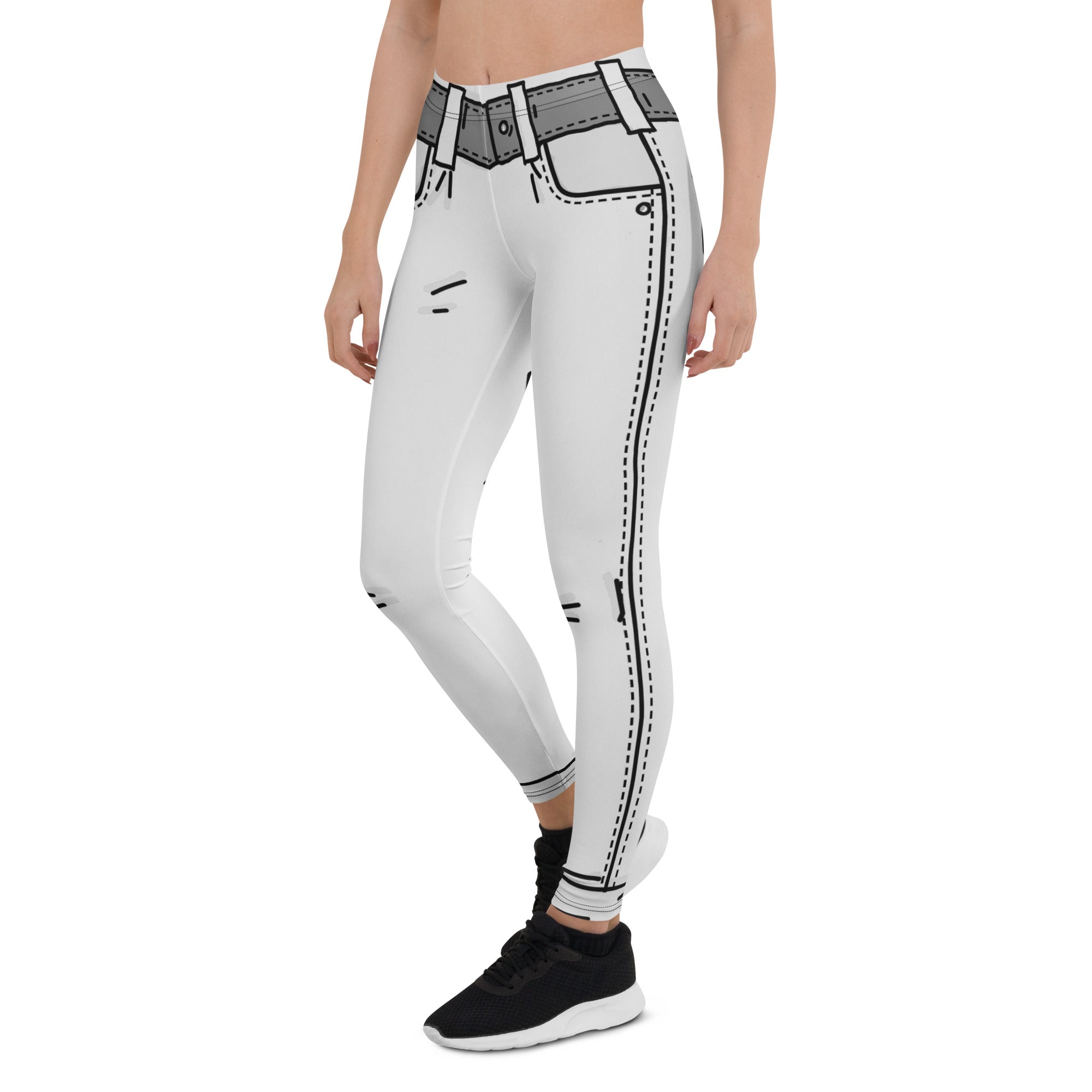 Black & White Cartoonized Leggings