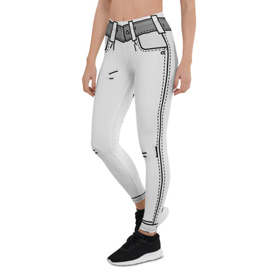 Black & White Cartoonized Leggings