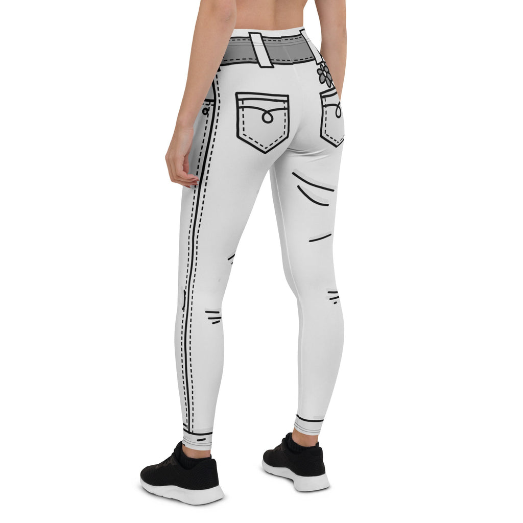 Black & White Cartoonized Leggings