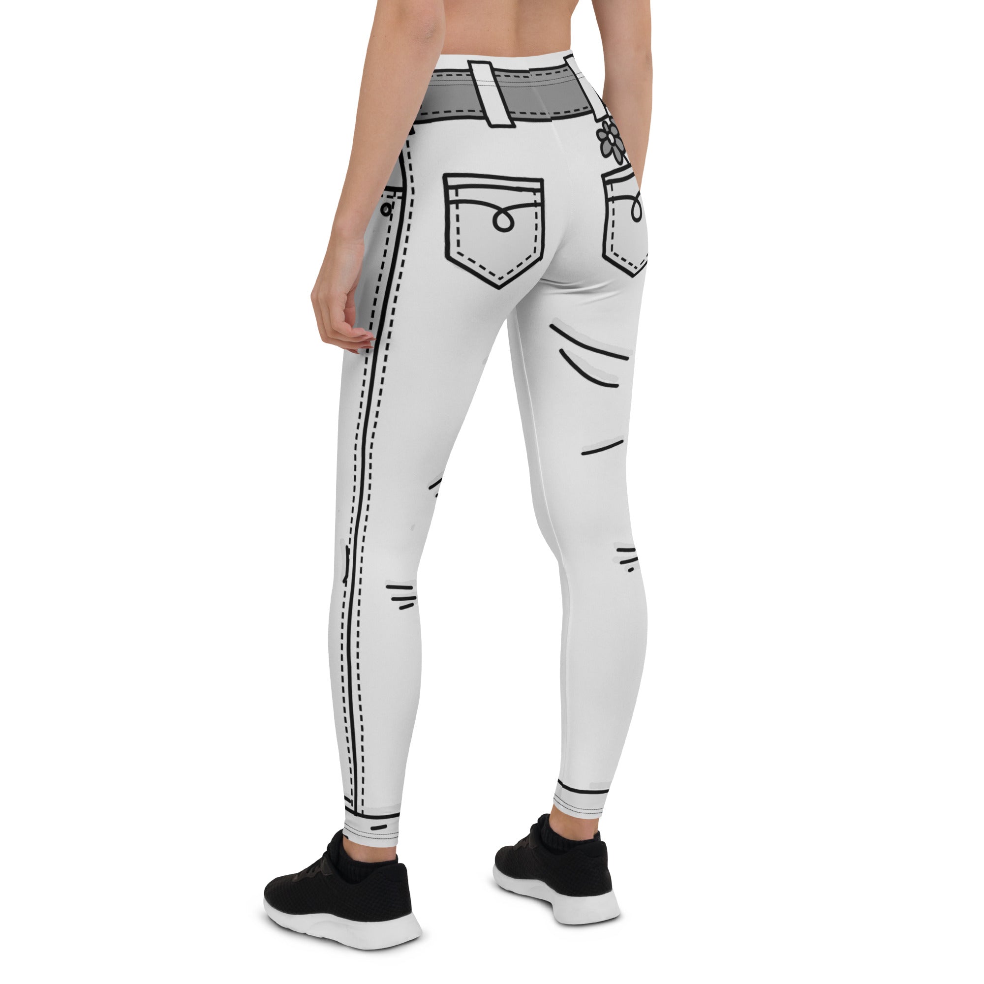 Black & White Cartoonized Leggings