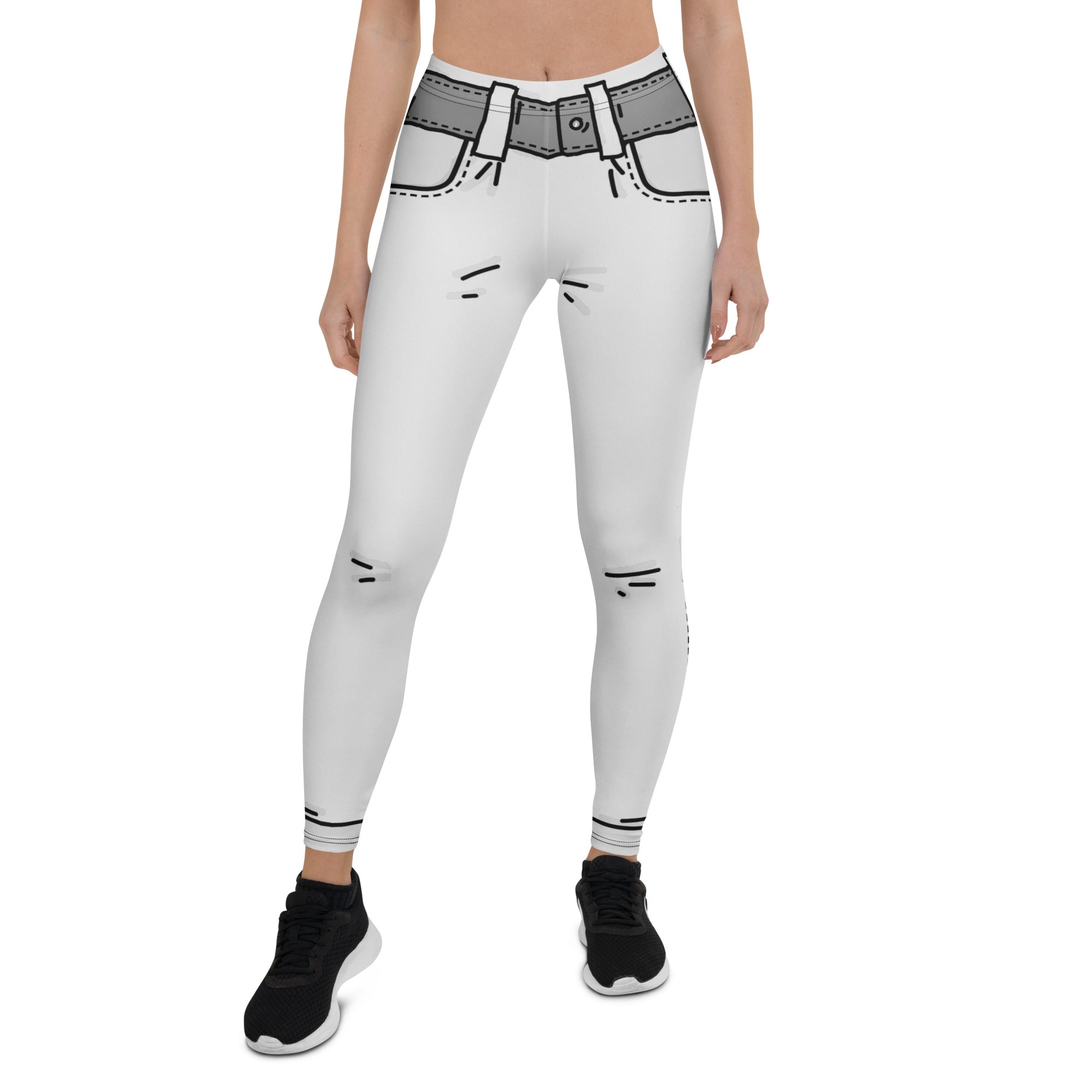 Black & White Cartoonized Leggings
