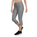 Black & White Gingham Capris