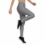 Black & White Gingham Leggings