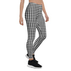 Black & White Gingham Leggings