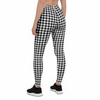 Black & White Gingham Leggings