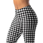 Black & White Gingham Leggings