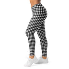 Black & White Gingham Leggings
