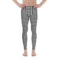 Black & White Gingham Men's Leggings