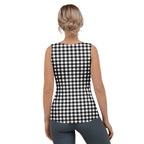 Black & White Gingham Tank Top