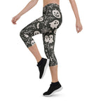 Black & White Halloween Capris