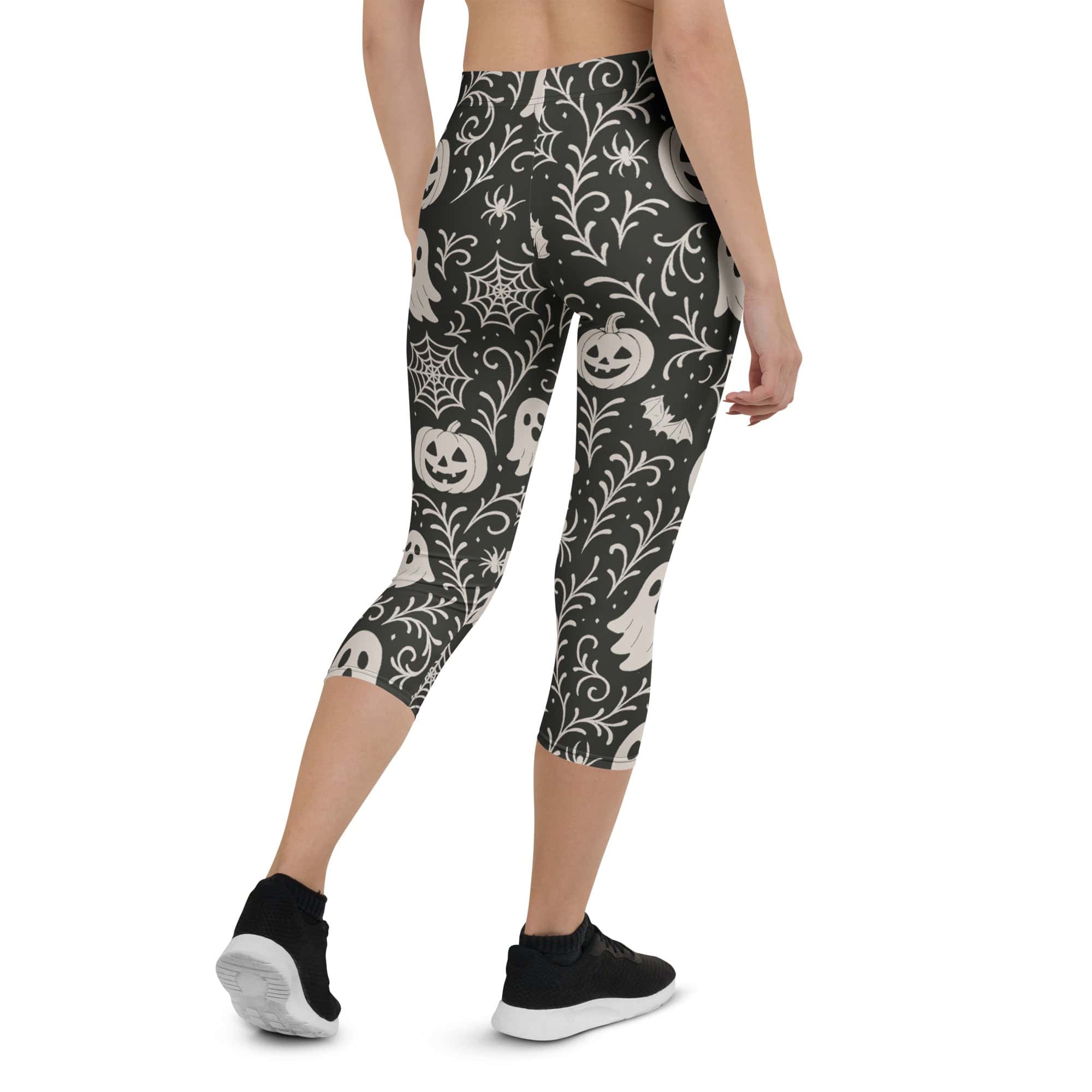 Black & White Halloween Capris