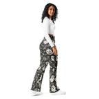 Black & White Halloween Flare Leggings
