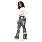 Black & White Halloween Flare Leggings