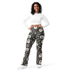 Black & White Halloween Flare Leggings
